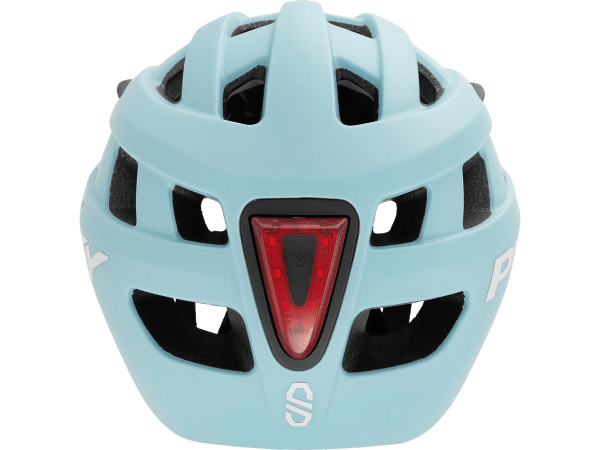 Puky helmet S bike helmet for children in retroblue with removable rear light