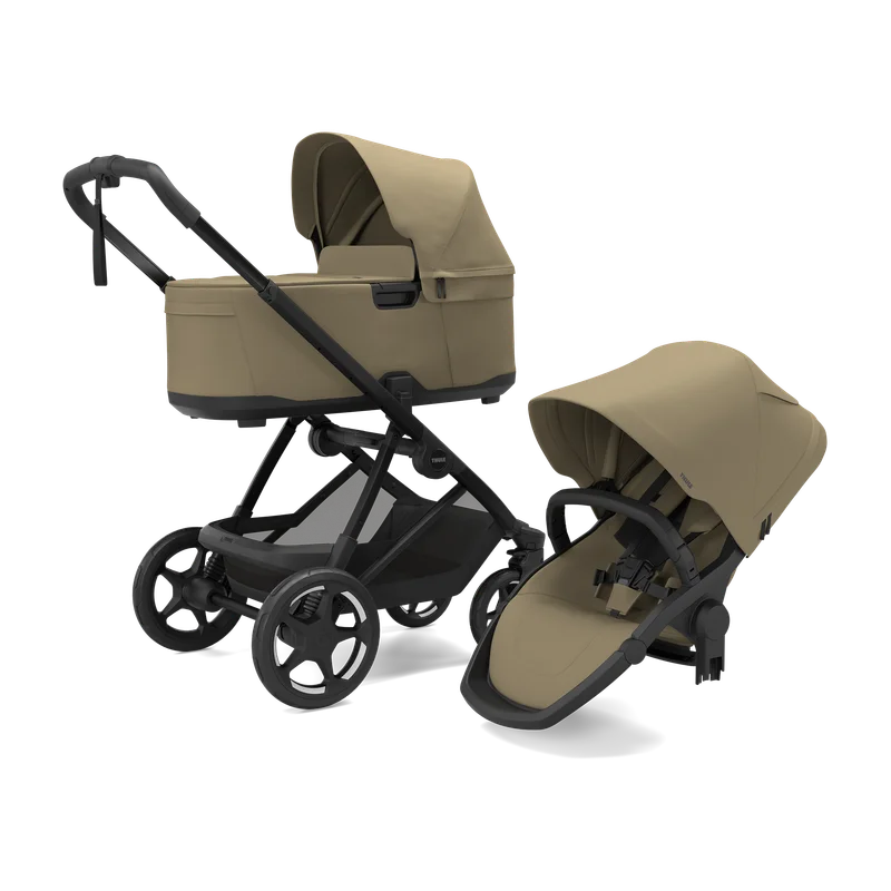 Hyr Thule Charm 2 in 1 kombivagn i Faded Khaki hos Parently
