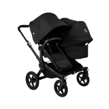 Bugaboo Donkey 5 Duo – en sort søskendevogn med sæde og lift