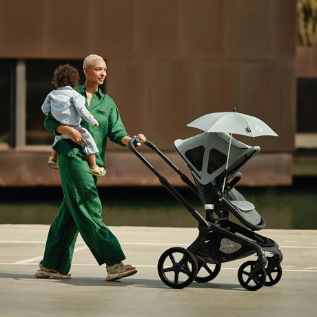 Bugaboo Fox 5 Breezy kaleche monteret på klapvogn