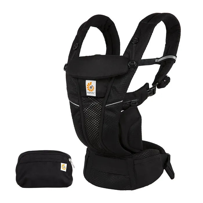 Hyr Ergobaby Omni Breeze Bärsele i svart av Parently