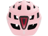 Puky bike helmet for children in retro pink with removable rear light