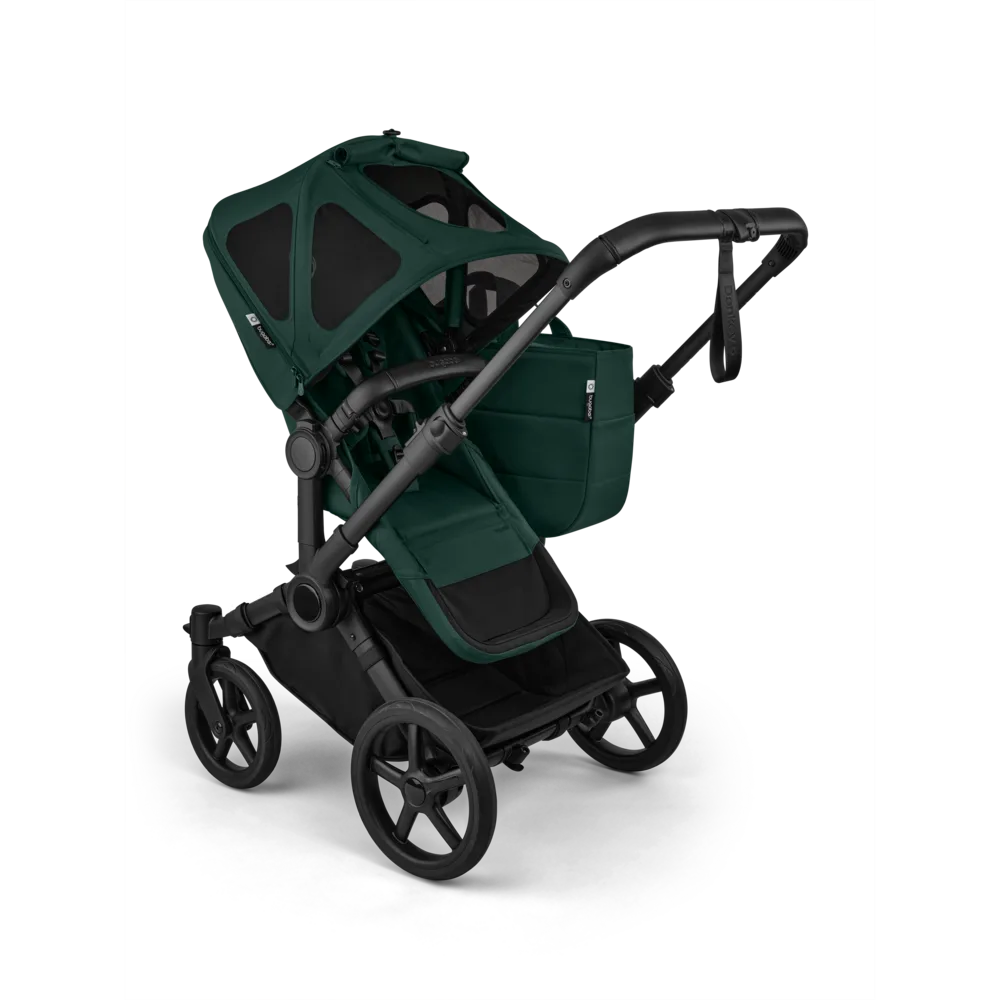 Bugaboo Donkey 6 Mono Fern Green med Breezy solsufflett