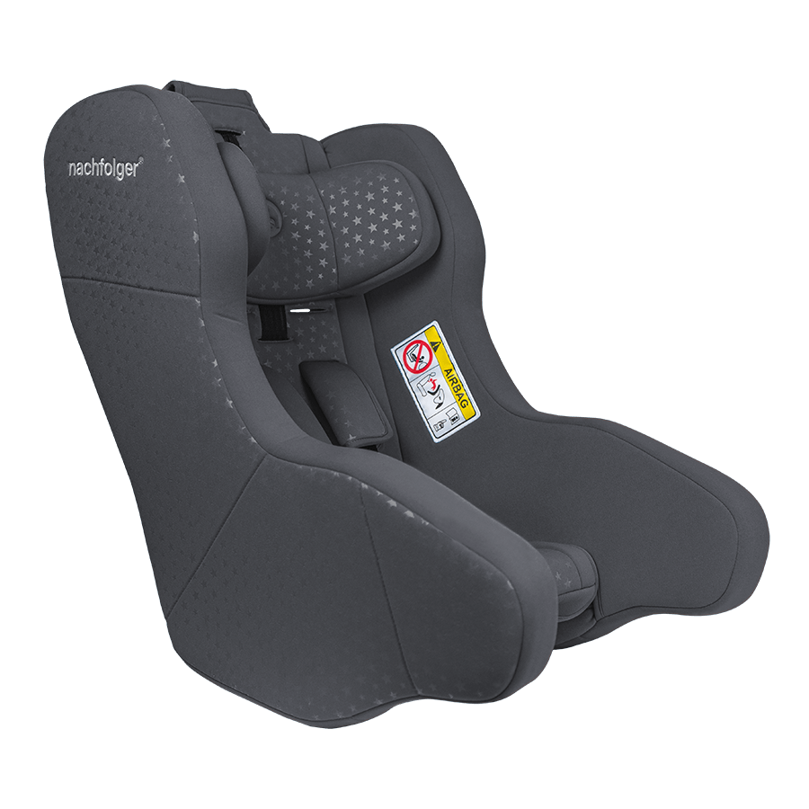 Hyr Nachfolger HyFive City R129 bilbarnstol från Parently – Grey Stars