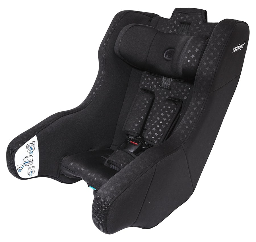 Hyr Nachfolger HyFive City R129 bilbarnstol från Parently – Black Stars