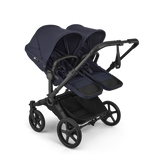 Bugaboo Donkey 6 Twin tvillingvagn Deep Indigo två sittdelar
