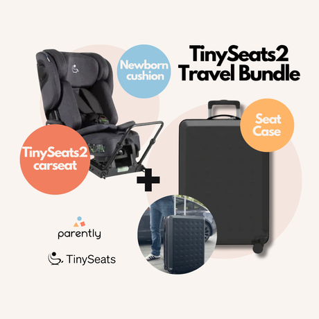 TinySeats2 Travel Bundle – TinySeats 2 bilbarnstol och SeatCase
