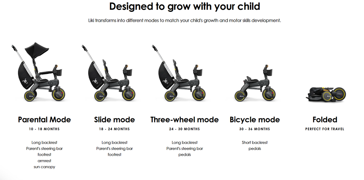 Doona Liki S5 Trehjulet Cykel