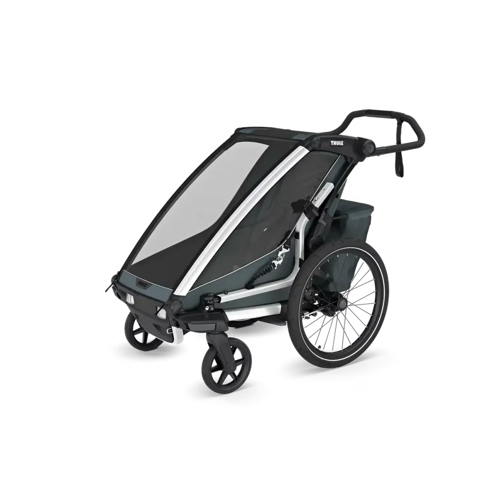 Lej multisportcykelanhængeren Thule Chariot Cross 2 Enkel hos Parently 