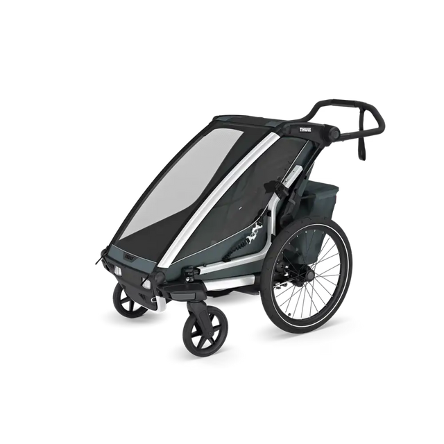 Lej multisportcykelanhængeren Thule Chariot Cross 2 Enkel hos Parently 