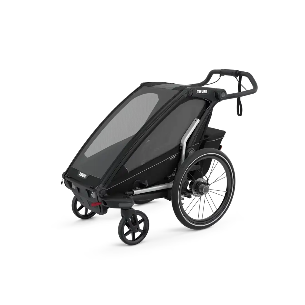 Thule Chariot Sport Dubbel Pre-Loved / Svart 12 + Månader Cykelvagnar